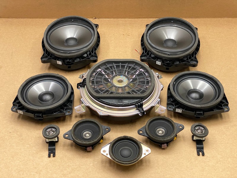 14-20 LEXUS GS200T GS350 AUDIO SOUND SUBWOOFER TWEETER SPEAKER SET OEM LOT776
