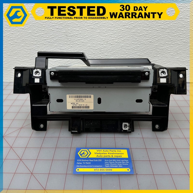 10-16 LAND ROVER L319 LR4 FRONT DASHBOARD AM FM CD RADIO PLAYER RECEIVER OEM
