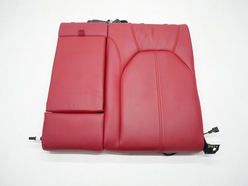 2020 Alfa Romeo Stelvio Rear Driver Seat Upper Cushion Cover Red Left LH OEM