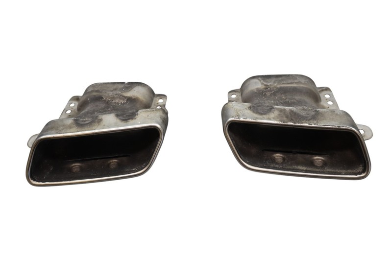 10-17 Mercedes GL450 Rear Left/Right Bumper Exhaust Muffler Tips A2214903527 Oem