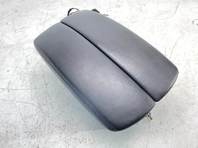 07-14 BMW E70 E71 X5 X6M Front Center Console Armrest Storage Leather Black OEM✅