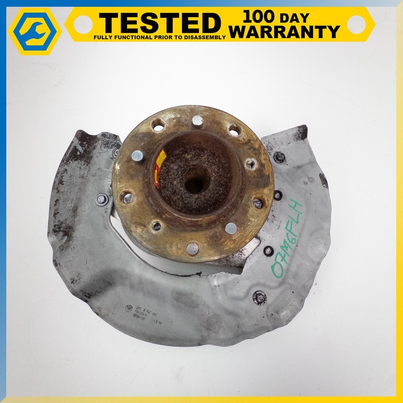 06-10 BMW M6 M5 FRONT LEFT SUSPENSION SPINDLE KNUCKLE WHEEL HUB BEARING OEM