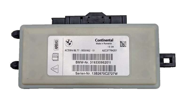 2011-2016 BMW 535i 535xi F10 BMW 5 SERIES AIBAG SRS CONTROL MODULE ECU 9330952