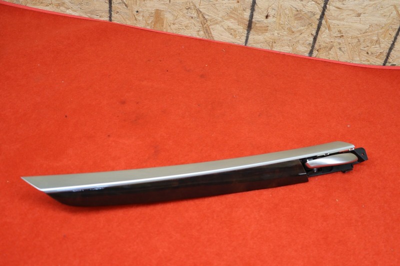 BMW E70 X5 Rear Right Interior Door Card Panel Wood Trim Cover Handle OEM