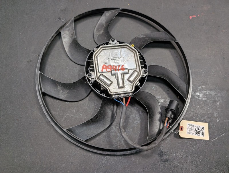 Radiator Cooling Fan Motor w/ Blade 2019 Audi A7 8W0959455M 2020 2021 2022 -2024