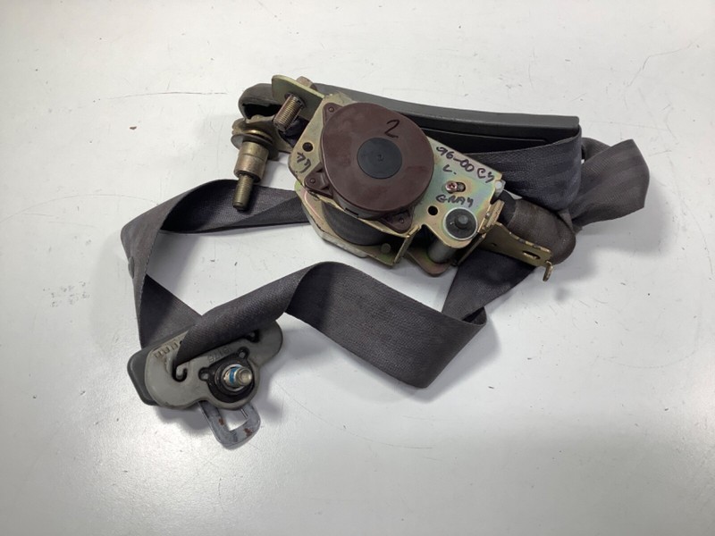 96-00 Honda Civic 4DR Left Front Seat Belt Gray 04818-S01-A00ZA OEM