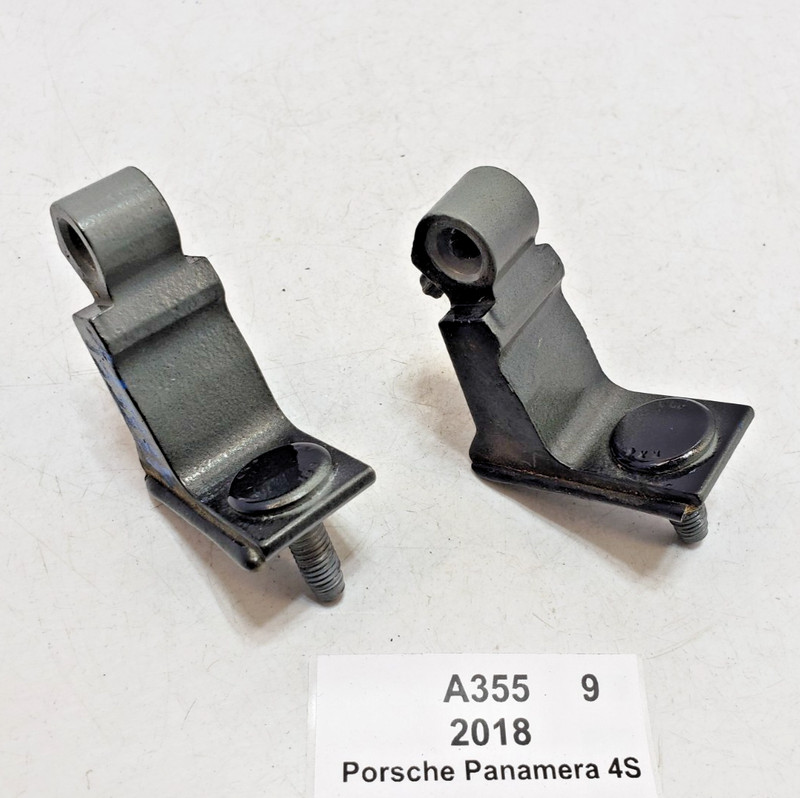 ✅ 17-23 OEM Porsche Panamera 4S 971 Rear Left Driver Door Hinge Black SET
