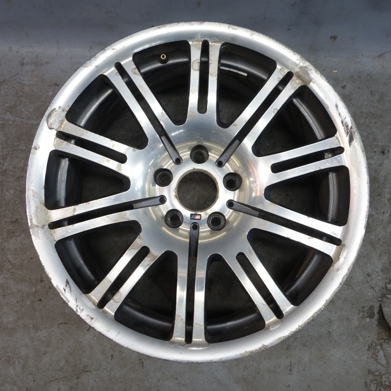 Damaged 01-06 BMW E46 M3 19x9.5 Style 67 Rear M Double Spoke Wheel Cracked OEM