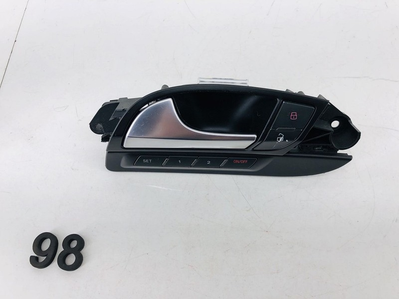 07-15 AUDI Q7 4L FRONT LEFT DRIVER SIDE INTERIOR DOOR HANDLE OEM