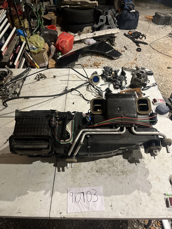 1999-2000 Mercedes-Benz E320 HVAC Heater Core Blower Motor AC Evaporator Box OEM