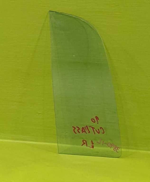 86 87 88 89 90 91 CUTLASS CALAIS DRIVER LEFT REAR VENT GLASS OEM 3890-12