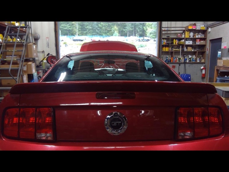 Trunk/Hatch/Tailgate With Spoiler Pedestal Mount Fits 05-09 MUSTANG 1669941