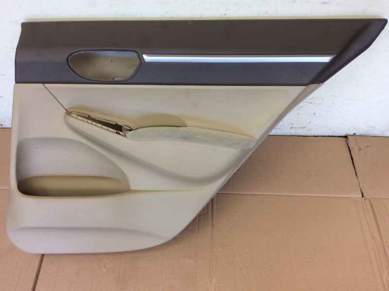 06-08 Civic 4Dr EX Right Passenger Side Rear Door Panel Lining Beige Liner OEM