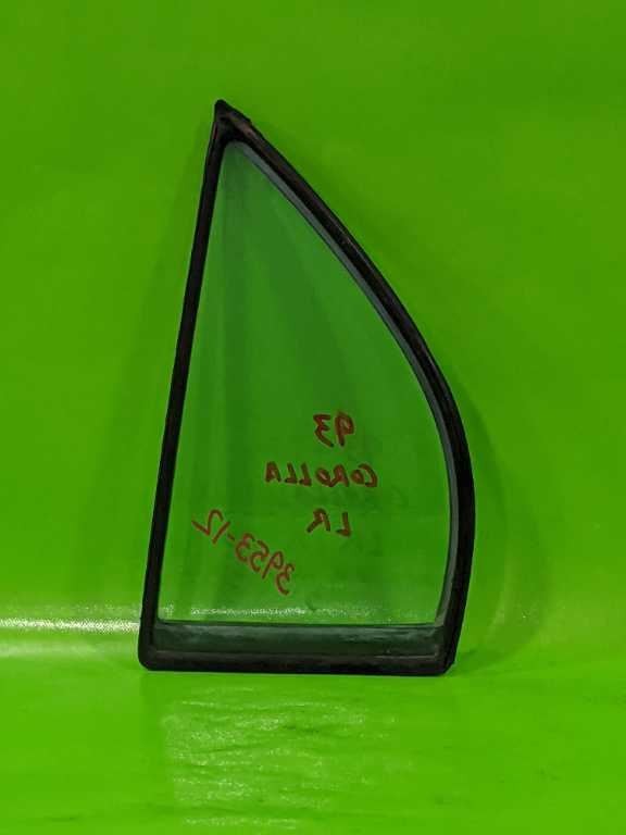 93 94 95 96 97 COROLLA SDN DRIVER LEFT REAR VENT GLASS OEM 3953-12