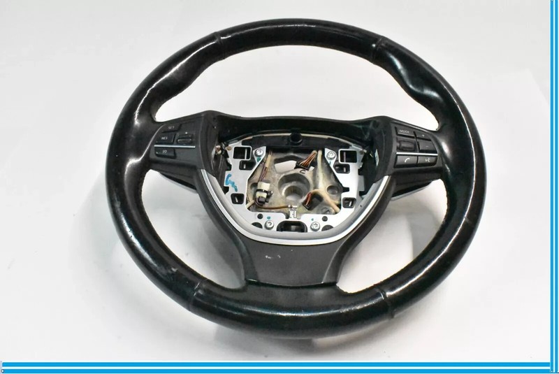 11-16 BMW F06 550i 640i 650i Sport Steering Wheel W/ Paddle Shifter Black OEM