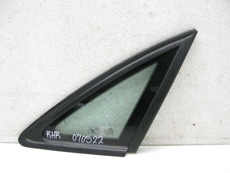 09-16 AUDI B8 A4 S4 RS4 SEDAN REAR RIGHT PASSENGER QUARTER WINDOW GLASS OEM 0705