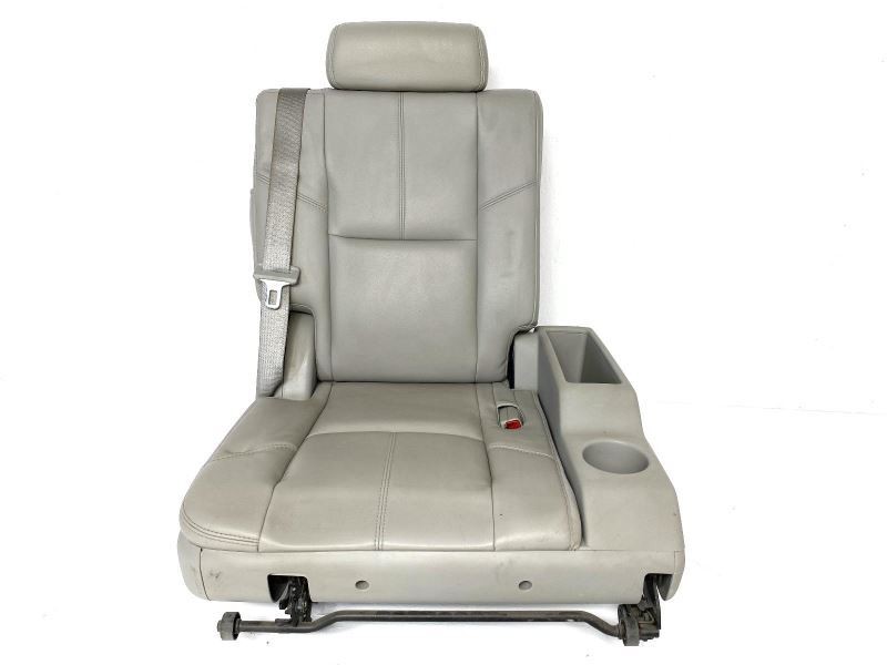 Right Passenger Side 3rd Row Seat Gray Leather Fits 2007-2014 GMC Yukon 77421