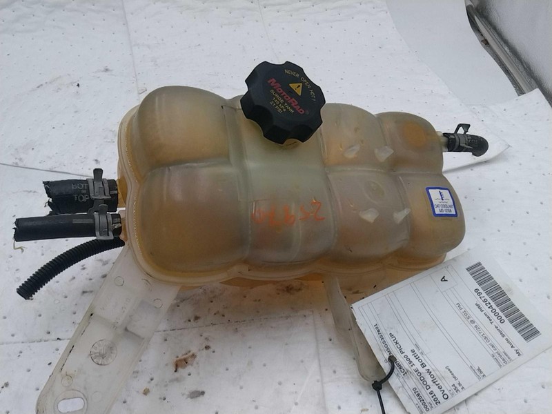 2016 RAM DODGE 1500 PICKUP Engine Coolant Reservoir OEM Grey 3.0L 119K Miles
