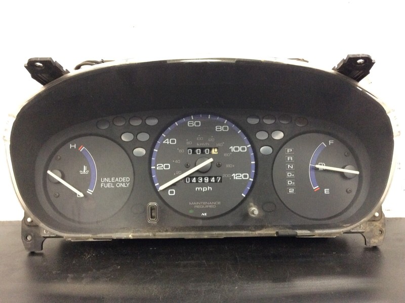 96-00 Civic DX AT Instrument Cluster Speedo Tacho Meter Gauges 43k Used OEM