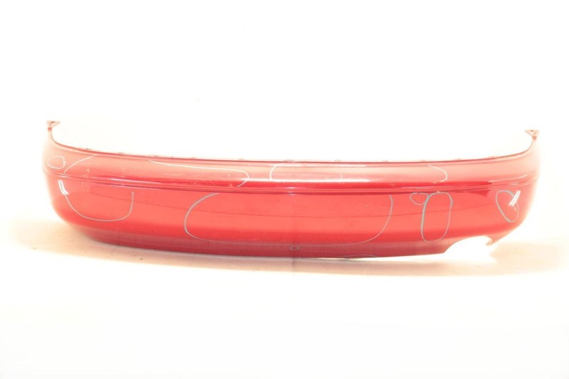 90-97 Mazda Mx-5 Miata 1.6L NA Red Rear Bumper Cover with Reinforcement