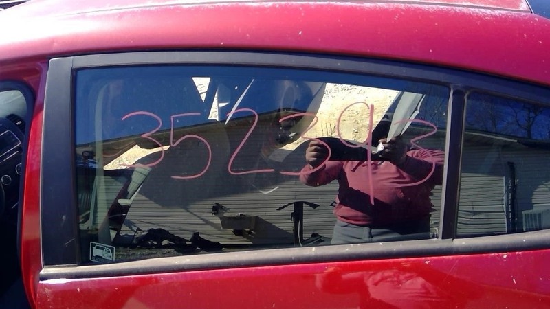 Driver Left Rear Door Glass Sedan Fits 14-18 FORTE 736054