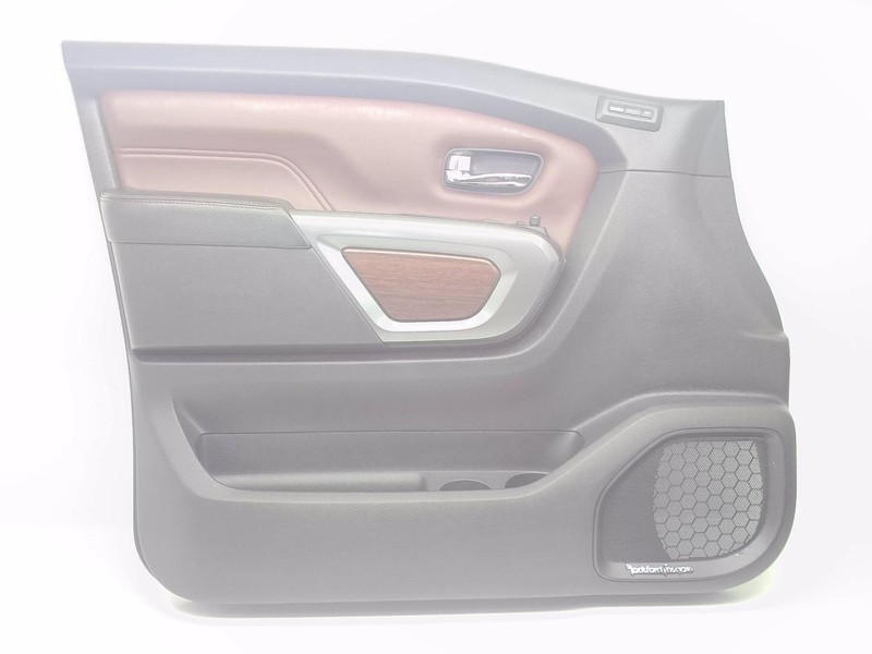 17-24 Nissan TITAN Platinum Reserve Driver Left Front Door Trim Panel