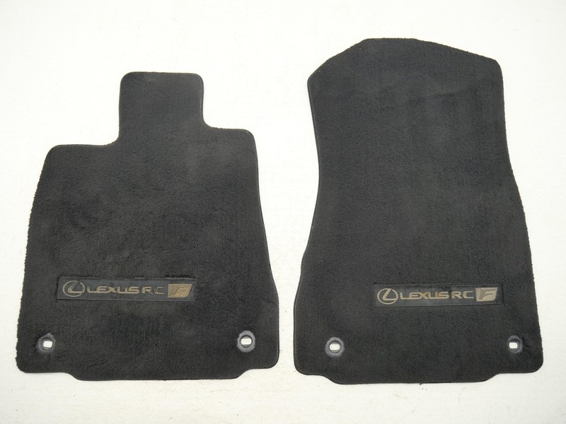 Used Front Driver Passenger Floor Mat Carpet Set 2015-2018 Lexus RC-F OEM