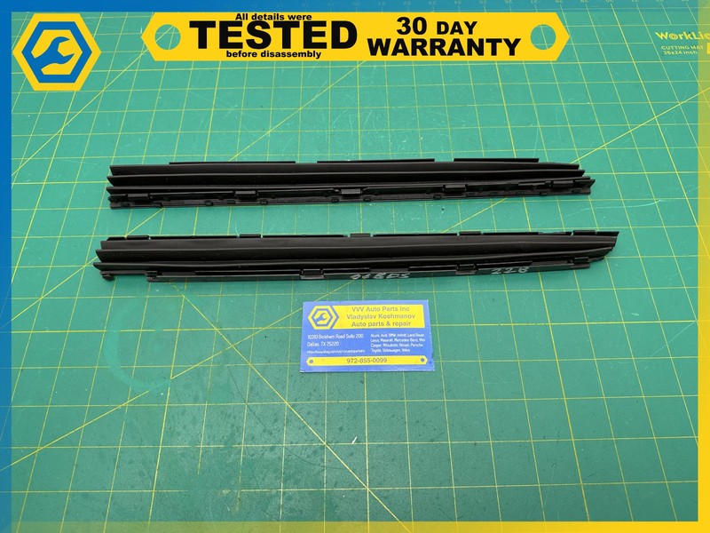 06-13 BENTLEY Flying Spur SUNROOF LEFT & RIGHT ROLLER BLIND SET PAIR OEM