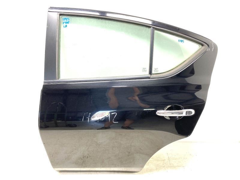 Left Driver Side Rear Door Black Fits 2012-2019 Versa Sedan 43823 *NO SHIPPING*