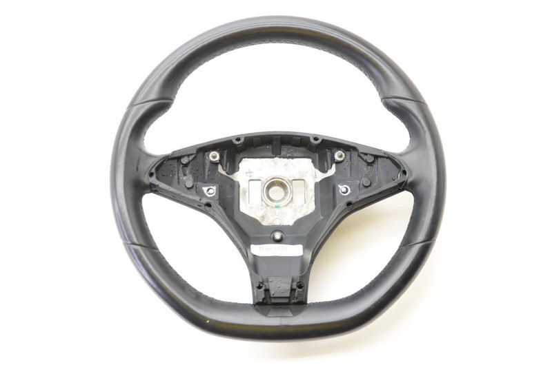 12-16 Tesla Model S Black Steering Wheel Assembly