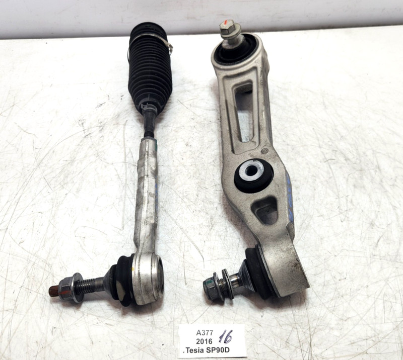 ✅ 16-20 OEM Tesla Model S Front Left Driver Lower Control Arm W/ Tie Rod SET