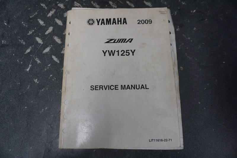 2009 Yamaha OEM Service Manual lit-11616-22-71 YW125Y