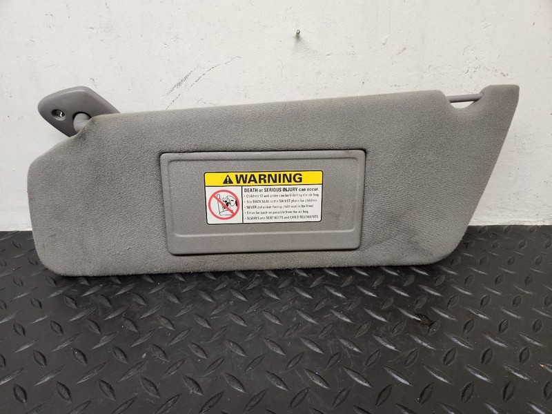 00-02 Ford F150 Left Driver Sun Visor Grey OEM YL3Z-1504105-CAD
