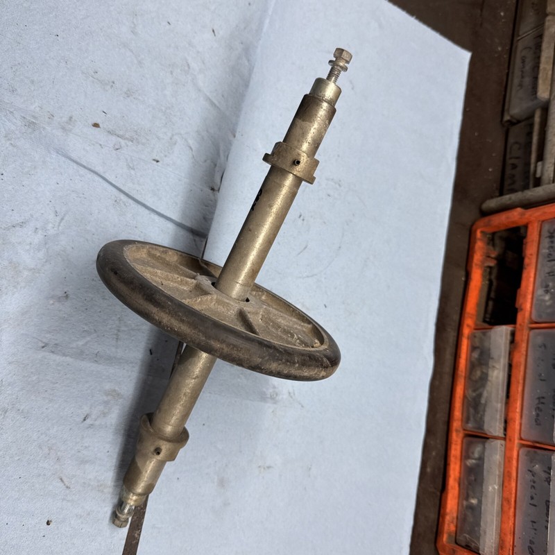 1978 - 1980 Yamaha SRX 440 Vintage Snowmobile Rear Axle And Idler Wheel