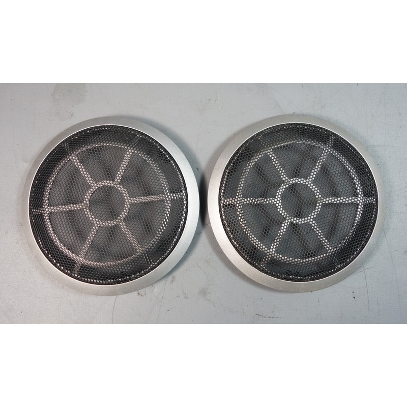 Damaged 07-13 BMW E92 E93 3-Series Front Door Individual Speaker Cover Pair OEM