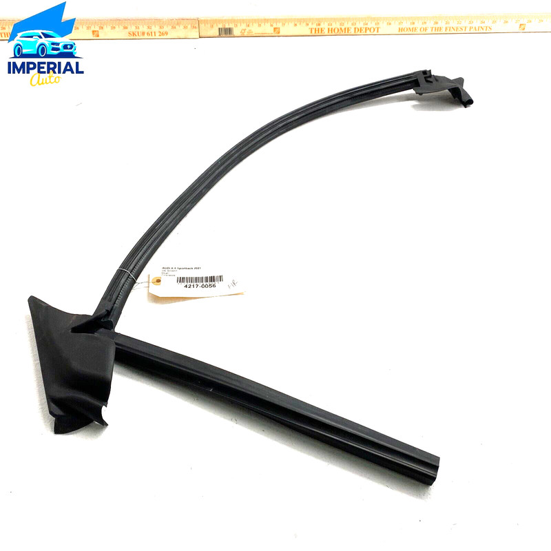 AUDI A5 SPORTBACK 2018 - 2023 FRONT PASSENGER WINDOW GLASS WEATHERSTRIP SEAL OEM