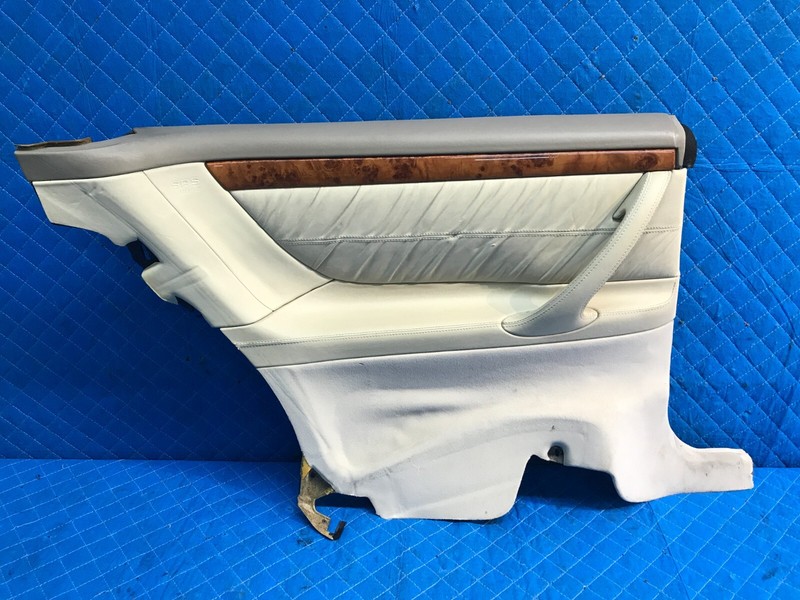 00-06 Mercedes W215 CL500 Rear Left Driver Side Interior Door Panel Trim OEM Tan