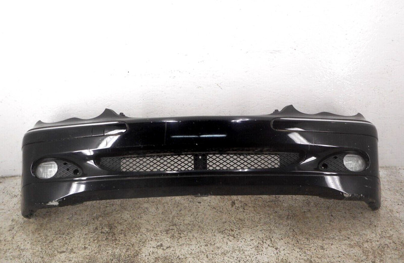 01-04 Mercedes-Benz C320 Front Bumper Cover W/ Lower Grilles & Fogs OEM