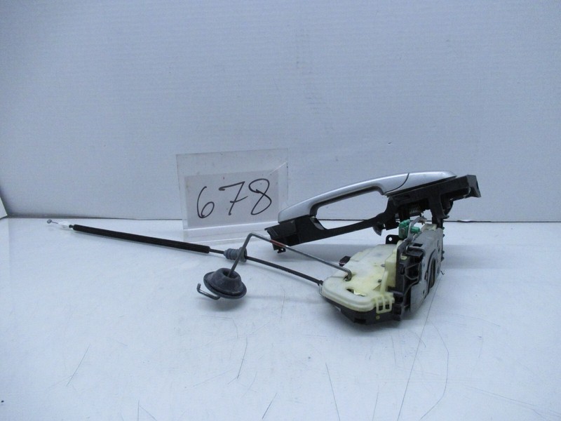 13-16 LINCOLN MKS REAR LEFT DRIVER SIDE DOOR LOCK LATCH W HANDLE SILVER OEM