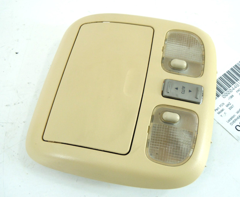 2007-2009 Lincoln MKZ Overhead Dome Light Sunglasses Roof Switch Console OEM