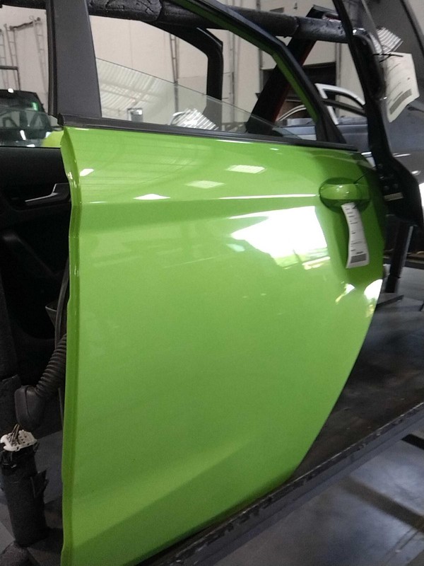 2015 Ford Fiesta Left Rear Door Green OEM 4DR SED 93K Mileage