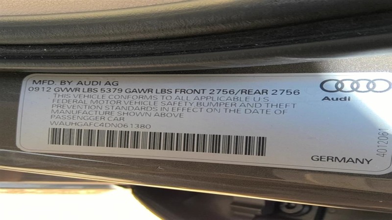 Starter Motor Denso Manufacturer Fits 12-15 AUDI A6 1592813