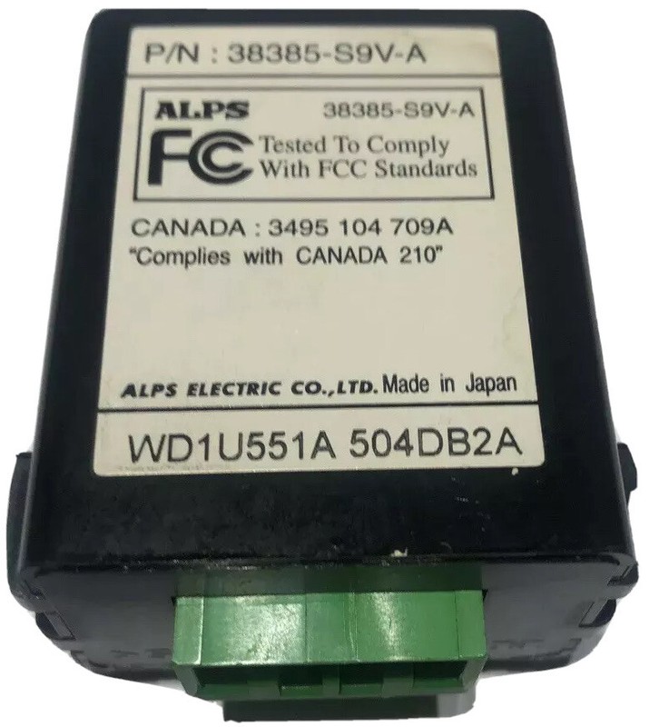2008 Lightly Used Receiver Unit Keyless Entry For Honda Pilots 38385-S9A-H11