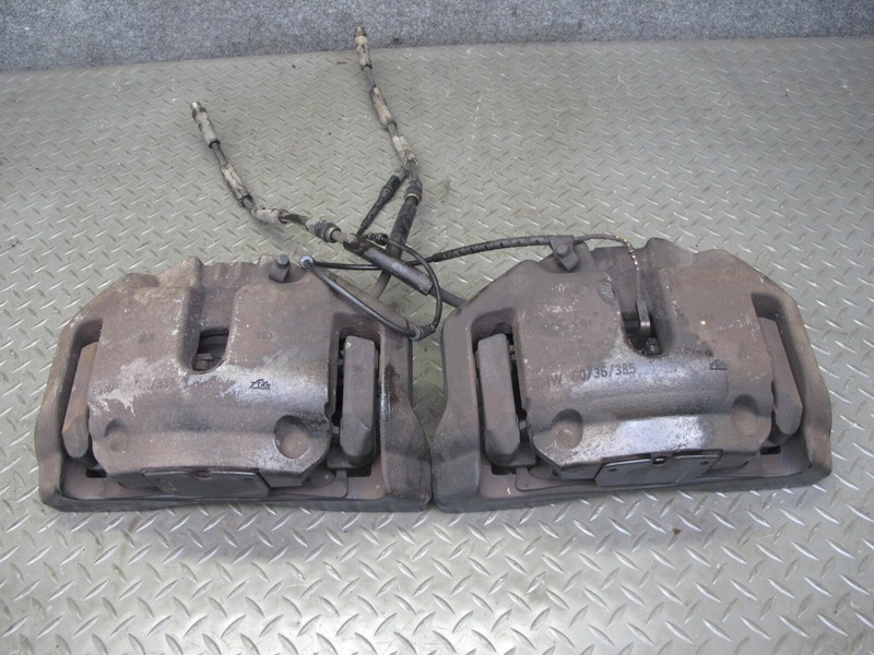 2010-2011 BMW X6 E72 HYBRID AWD FRONT LEFT & RIGHT BRAKE CALIPER SET OF 2