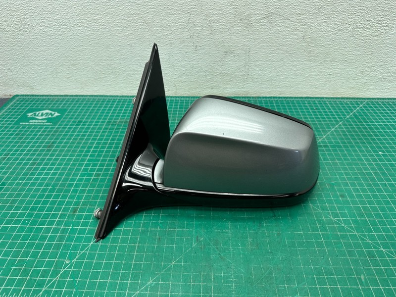 11-13 BMW F10 528 535 550 LEFT DRIVER SIDE REAR VIEW DOOR MIRROR Gray A52 OEM