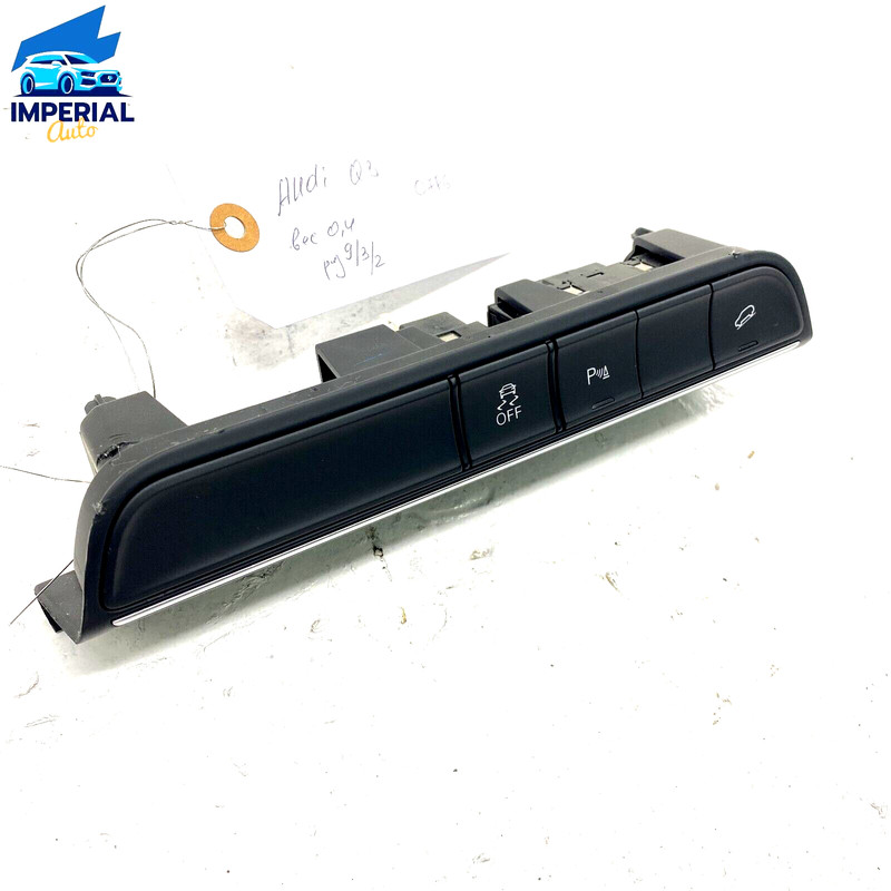 15-18 AUDI Q3 PARK ASSIST HILL DESCENT MULTI SWITCH BEZEL OEM 8U1941567A