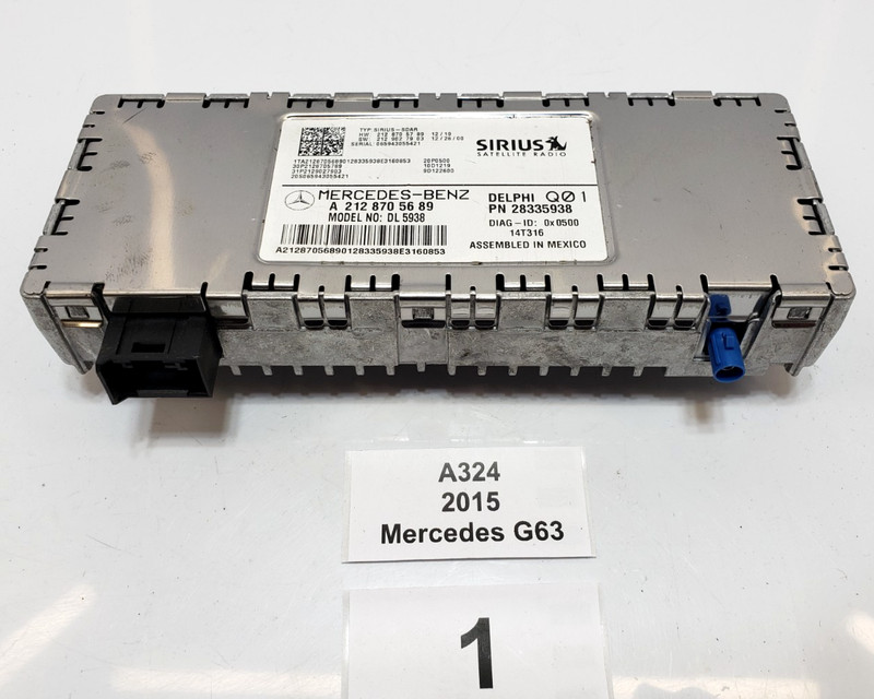✅ 2010-2017 OEM Mercedes W463 G63 AMG Sirius Satellite Radio Receiver Module