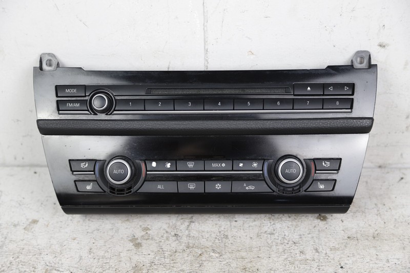 BMW F10 2011-2013 Climate Control Switch Cover OEM 9249700 Leather Black