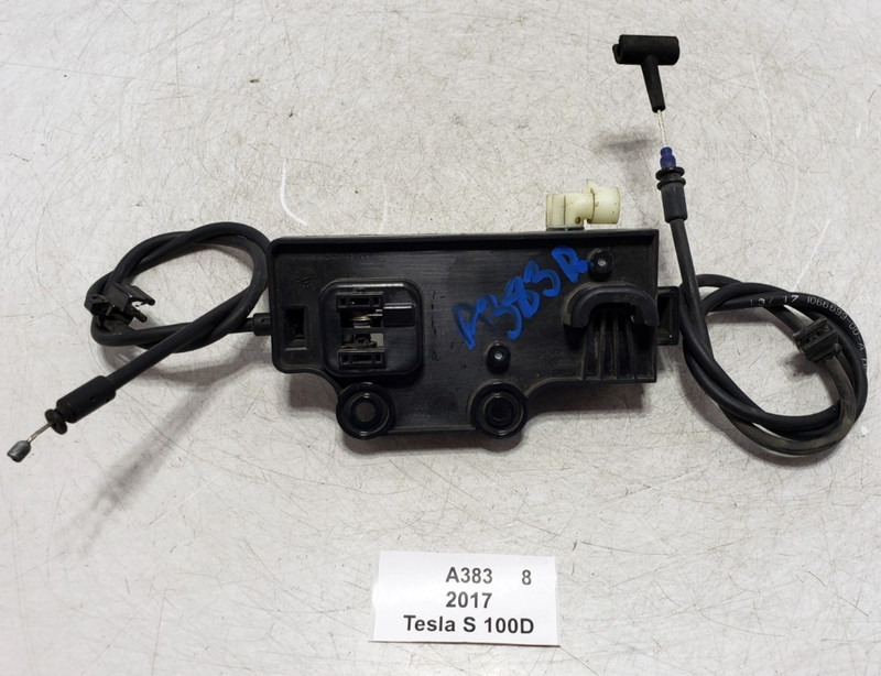 ✅ 16-20 OEM Tesla Model S X Front Hood Lock Latch Release Actuator Cable