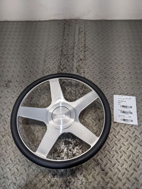 FIVE STAR IMPALA BRUSH & CLEAR STEERING WHEEL WITH ADAPTER AND LEATHER G 119